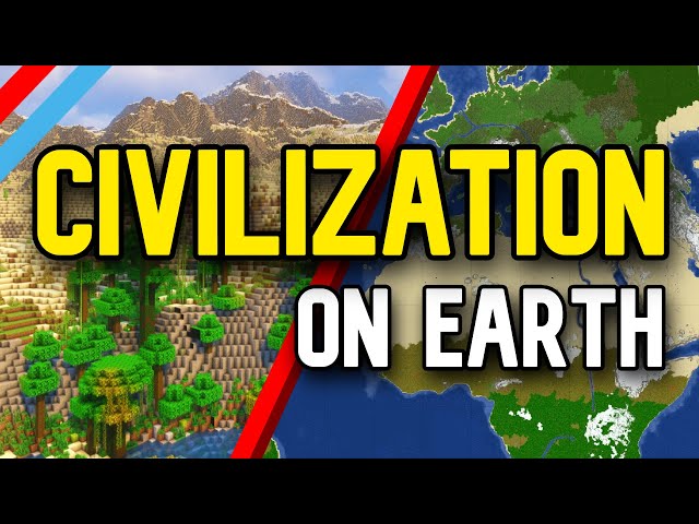 Build your ideal civilization in a Minecraft server on an Earth