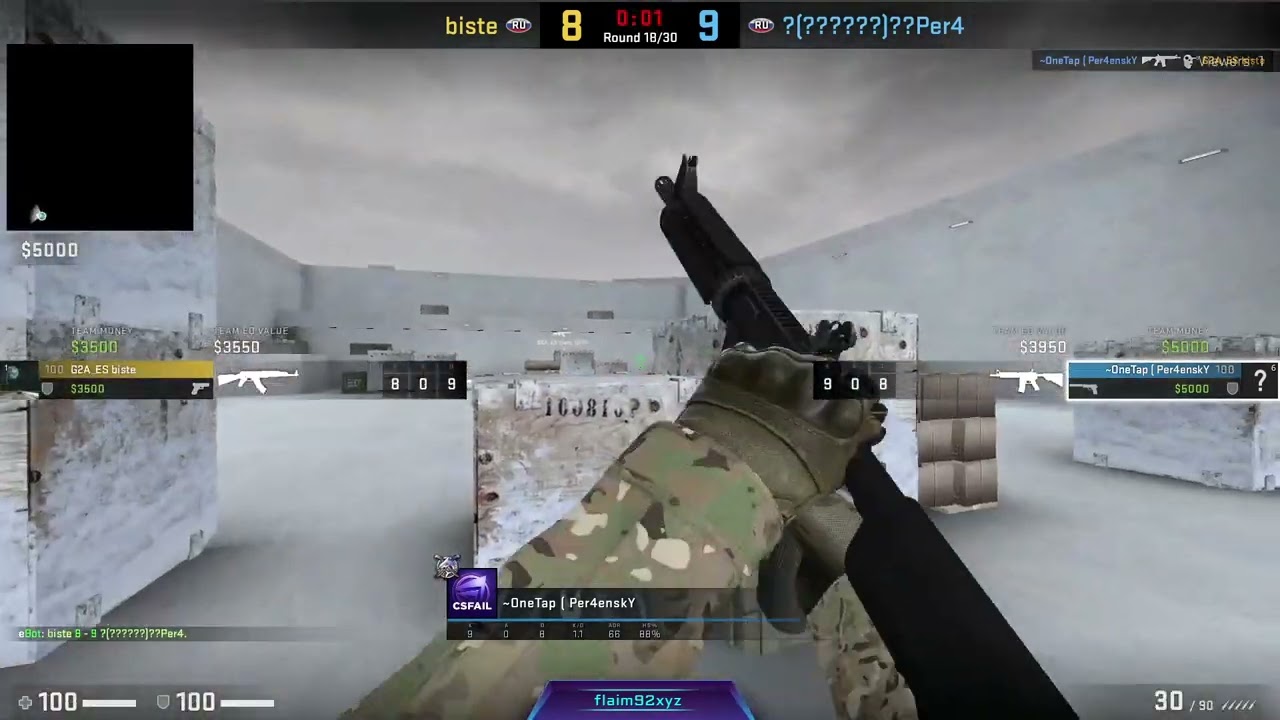 Silvery_Crow (CS GO CSPL.RU) 🏆 Aim Cup [1x1] Призовой фонд: 200 ₽