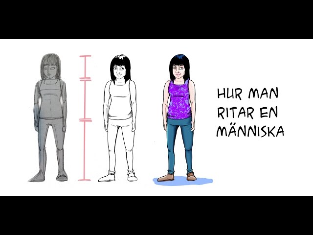 Hur Ritar Man En Människa Steg För Steg