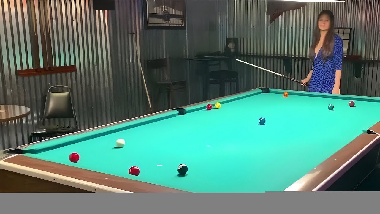 Mary Avina Shoots Pool: Elegance Meets Precision [HD]