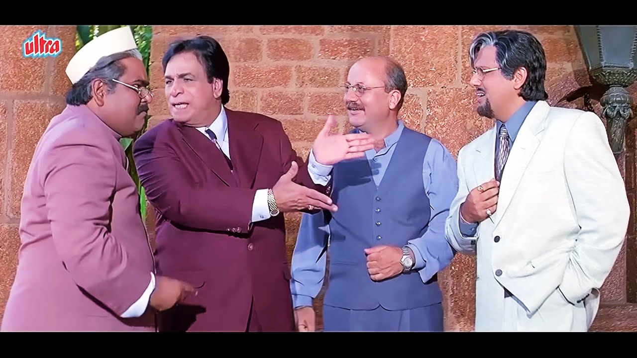 गुलज़ारी लाल जी अपने दोस्तों से मिला रहा है की हमारी बेइज़ती करवा रहे हो - गोविंदा और कादर खान कॉमेडी