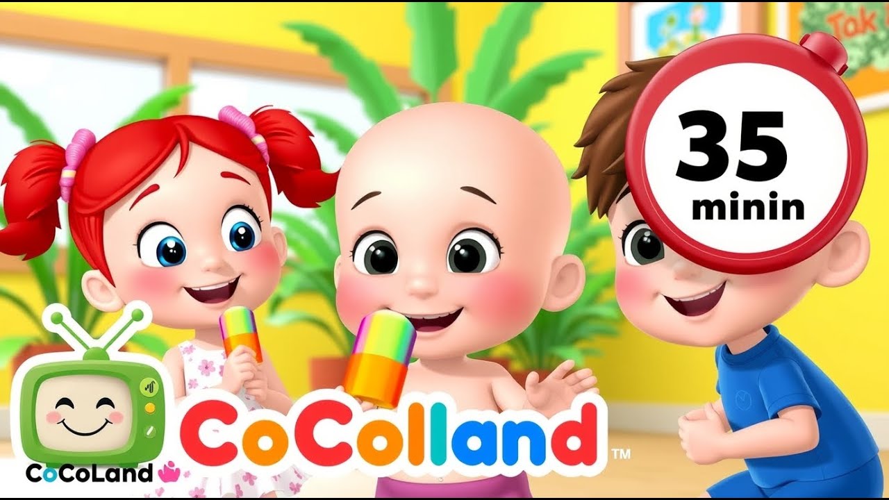 The Colors Song with Popsicles + More Nursery Rhymes & Kids Songs   CoComelon