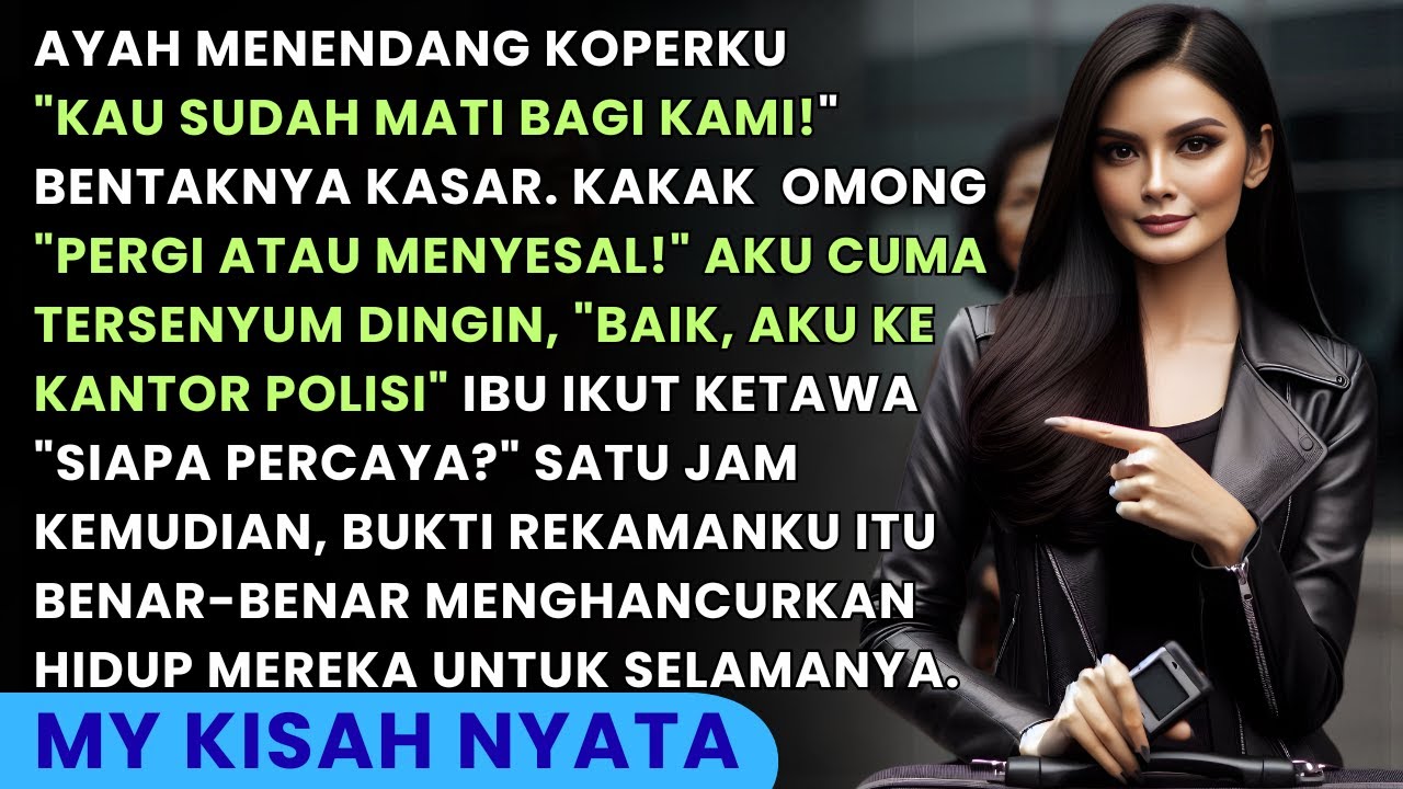 AYAHKU MENENDANG KOPERKU MENGUSIRKU KASAR & KAKAK IBUKU KETAWA - SAAT KUTELPON POLISI MEREKA SYOK..