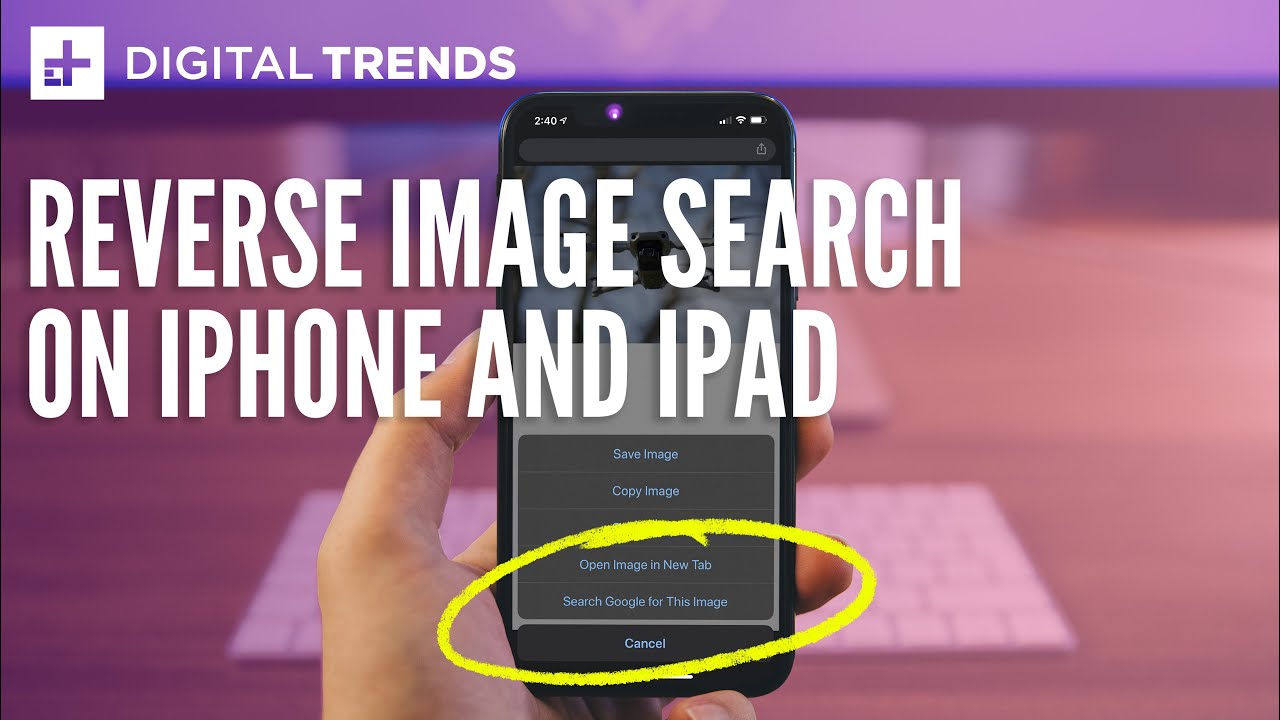 How to do an image search on iPhone 13?