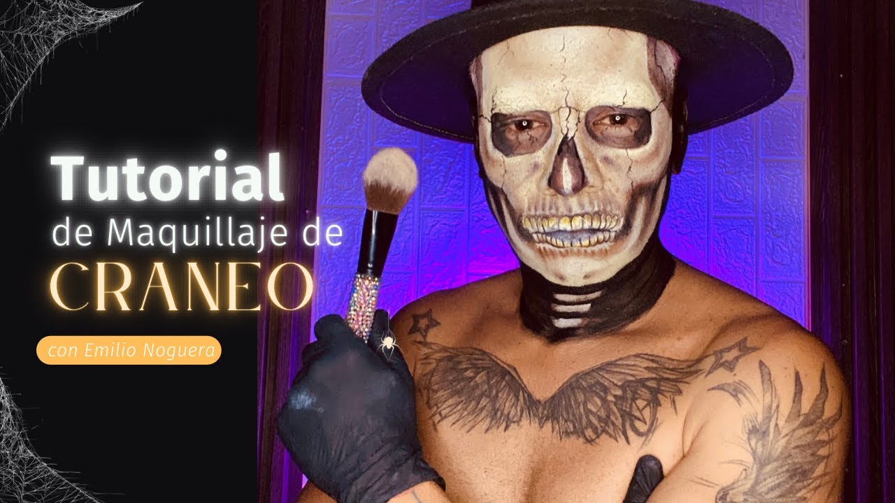 Realistic Skull Makeup Tutorial | Maquillaje de cráneo paso a paso