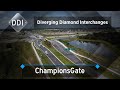 I-4 Beyond the Ultimate: Diverging Diamond Interchange at ChampionsGate