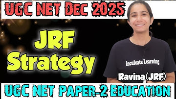 Strategy Paper-2 Education | UGC NET December 2025 @InculcateLearning By Ravina #ugcneteducation