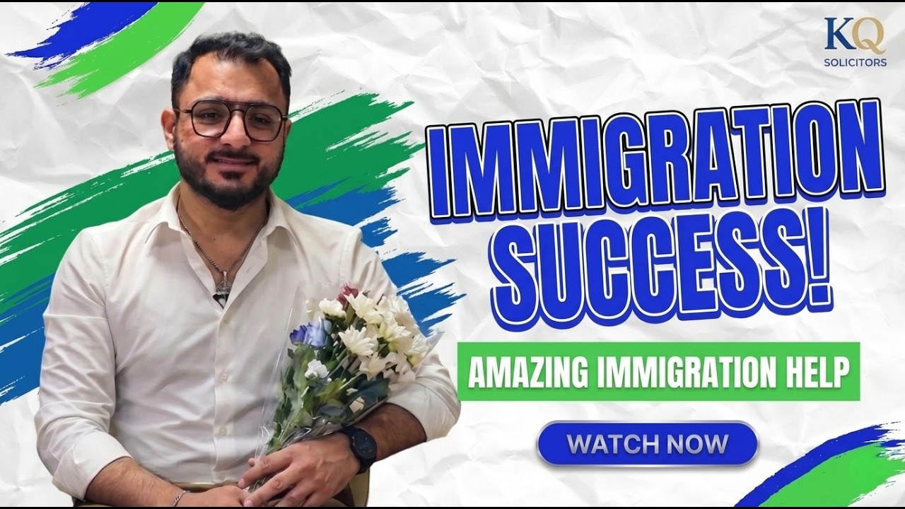 Moiz Butt client testimonial — KQ Solicitors helped secure my UK visa