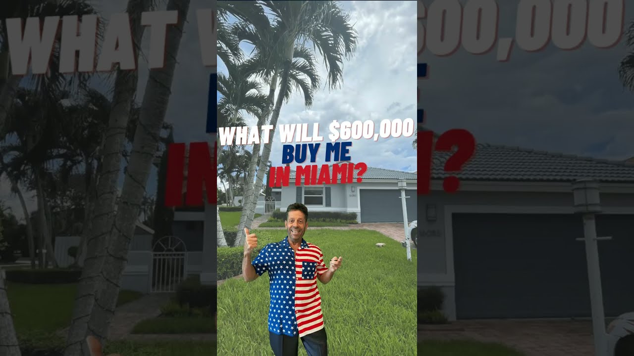 Can I still buy a house in Miami for $600,000 ?