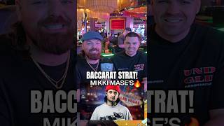 We Tried Mikki Mase $50 MILLION Baccarat Strategy in Vegas! 💸 #shorts #casino #baccarat