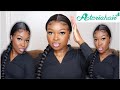 HD Lace Frontal Wig Extended Ponytail Braid + Install | Beginner Friendly | Asteria Hair | VOXO