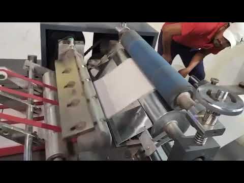 High Speed Gearless Sheet Cutting Machine demonstration video