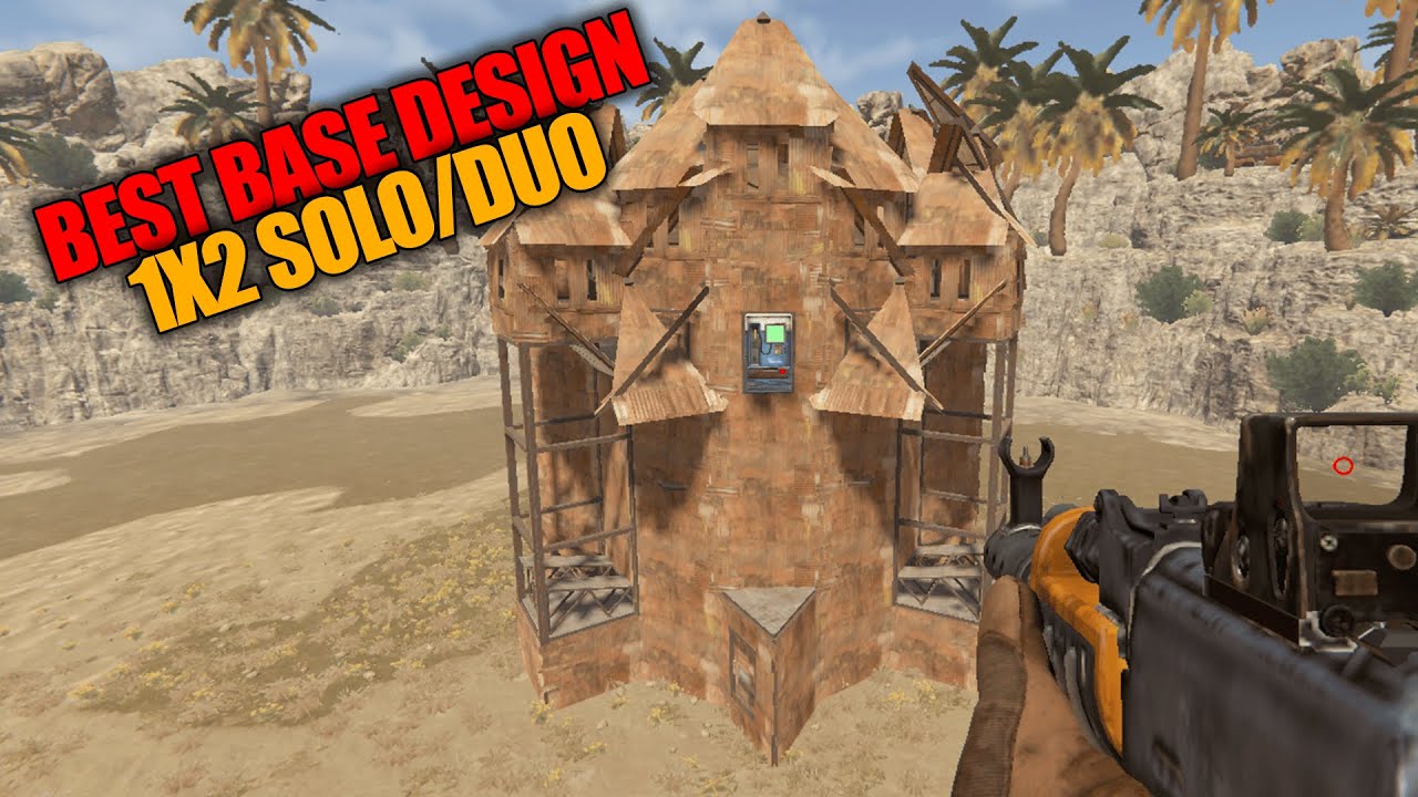 The BEST Solo/Duo Base In RUST - Base Design (1x2) - YouTube