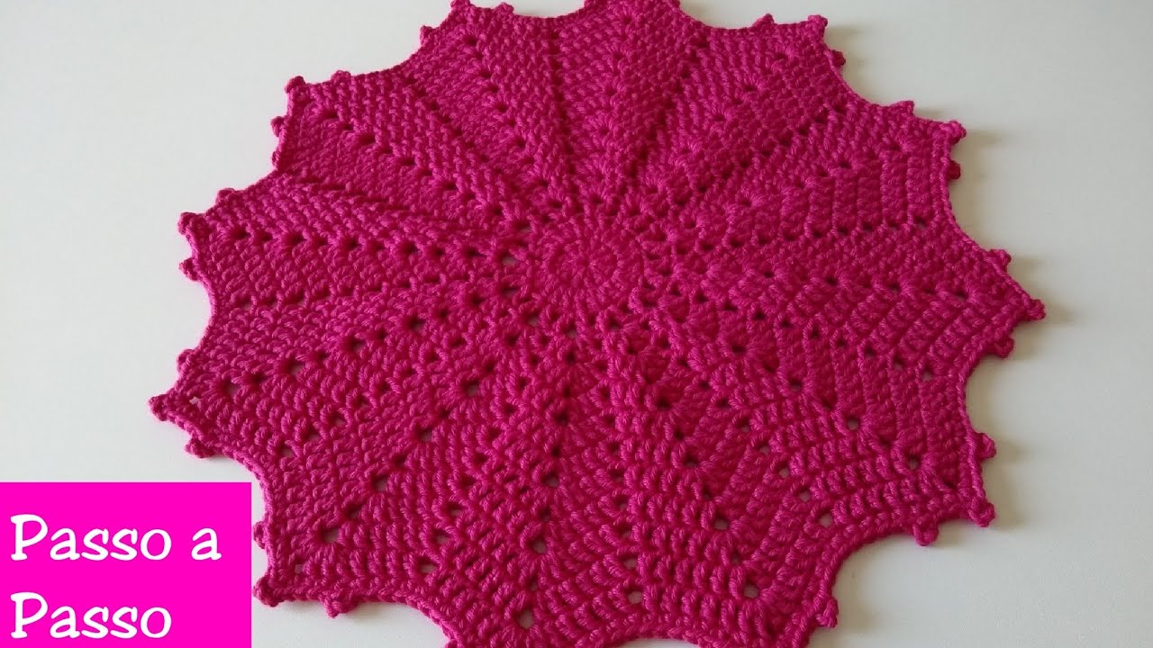 SOUSPLAT EM CROCHÊ super econômico.