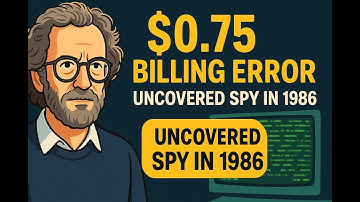 The 75-Cent Error That Exposed a KGB Spy Ring | Clifford Stoll