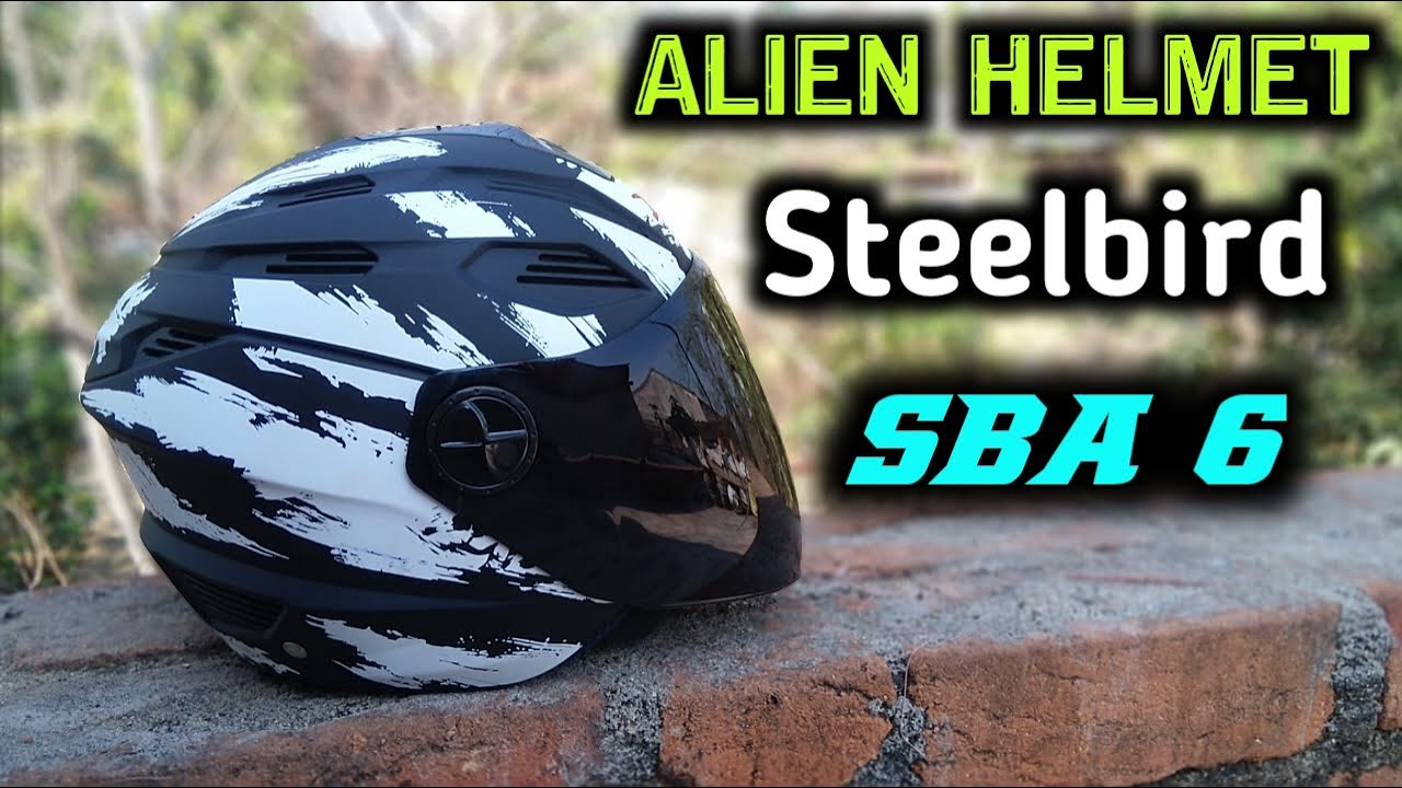 Steelbird SBA 6 Alien Helmet Review 