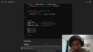 Day 7 of Learn C++ from ChatGPT - I destroy the Destructor
