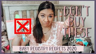 BABY REGISTRY REGRETS 2020 | Items I Won't Be Buying Again | Larissa Clark
