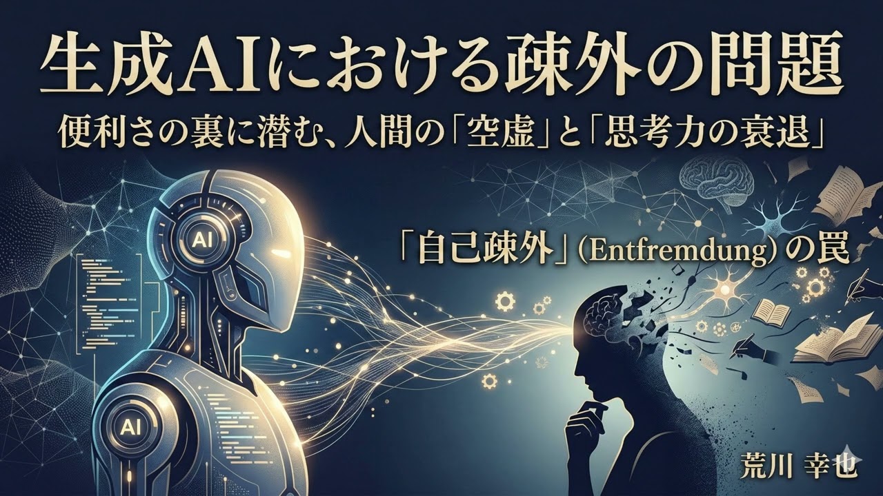 荒川幸也「生成AIにおける疎外の問題」