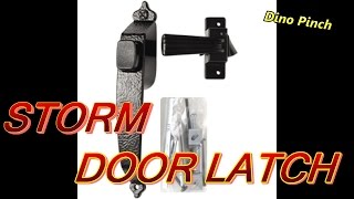 SCREEN OR STORM DOOR LATCH