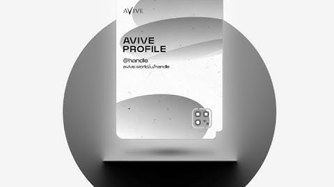 STEPS TO MINT YOUR AVIVE PROFILE NFT ON YOUR METAMASK WALLET