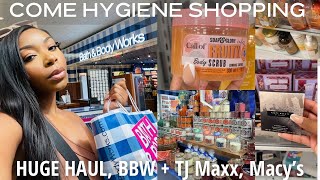 HYGIENE SHOP WITH ME! SELF CARE & HYGIENE PRODUCTS + Bath & Body Works Haul + Tj Maxx(SMELL AMAZING)