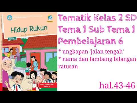 Mari Belajar Tematik Kelas 2 Sd Tema 1 Ungkapan Jalan Tengah Halaman 43 46 Youtube Mari Belajar Tematik Kelas 2 Sd Tema 1 Ungkapan Jalan Tengah Halaman 43 46 Youtube