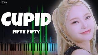 Fifty Fifty - "Cupid" | (Piano Tutorial + Sheet Music) screenshot 4
