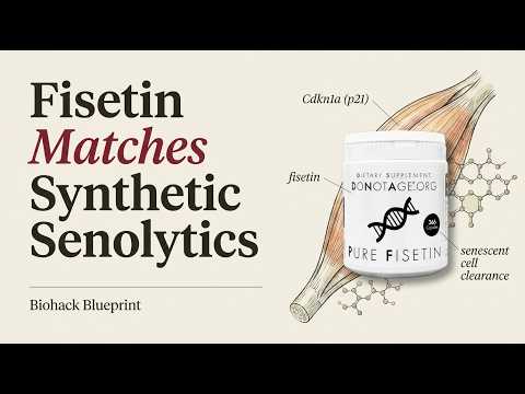 How Fisetin Reverses Frailty: The 2025 Senolytic Trial
