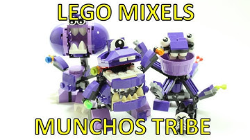 LEGO MIXELS SERIES 6 MUNCHOS TRIBE FIGURES OPENING & REVIEW