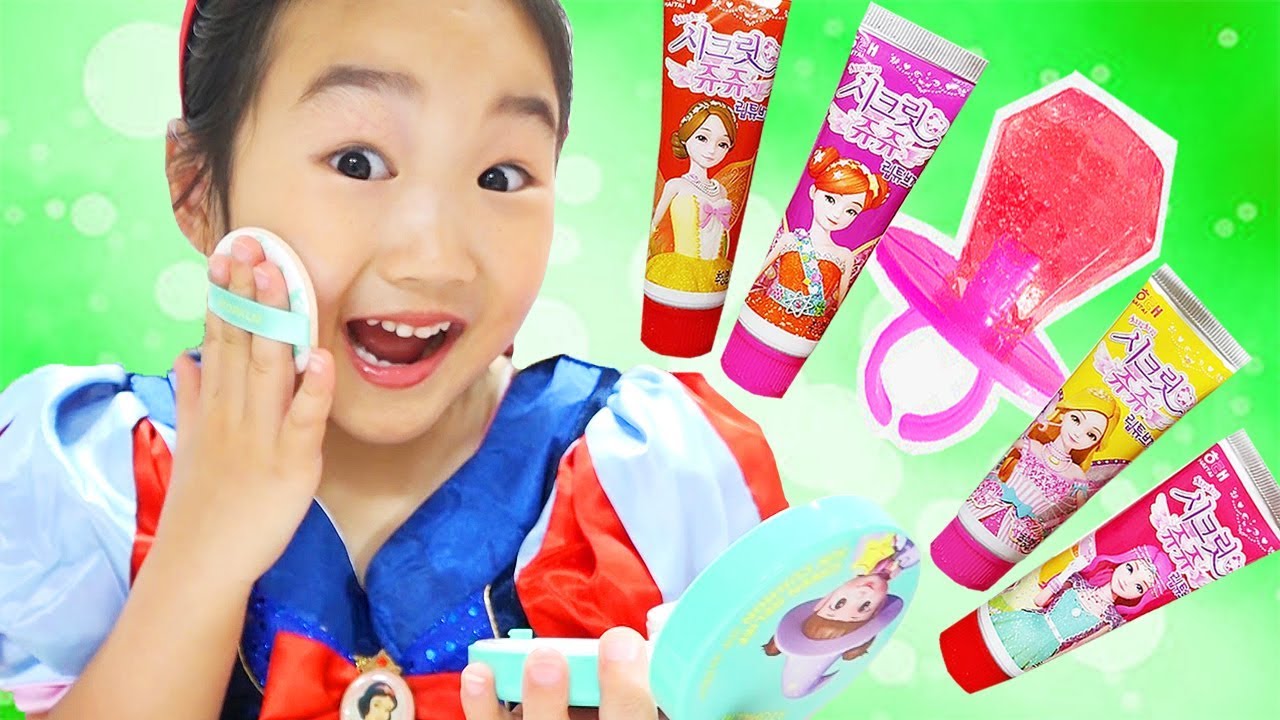 보람이의 어린이 사탕 화장품 랜덤 뽑기 놀이 Candy kid makeup challenge