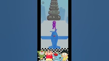 Noob vs Pro vs Hacker In pixel battle game With Oggy and Sinchan gameplay Funny #shorts