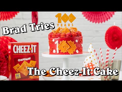 The Cheez-It Cheez-Itennial Cake | Brad Tries