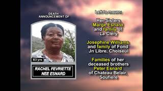 Rachel Fevriette nee Esnard long