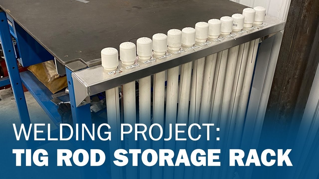Welding Project:   TIG Rod Storage Rack