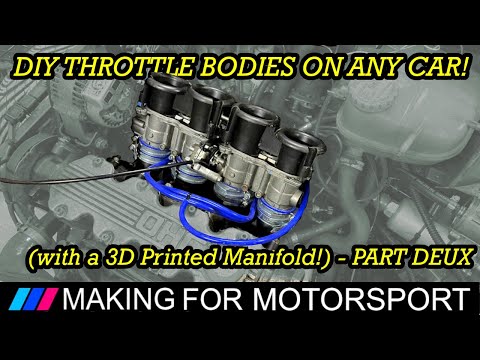 How To Fit Individual Throttle Bodies - Part Deux - Motorbike Throttle Bodies As Cheaply As Possible