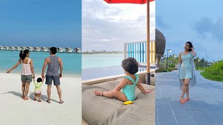 Karan Patel Ankita Bhargava enjoy first vacation with baby Mehr Patel,shares adorable beach pictures