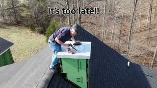 Fireplace Installation Mistakes Start Here (Chimney Cap Install)