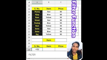 How to Use Filter Function in MS Excel #excel #mstechtricks #education #filter