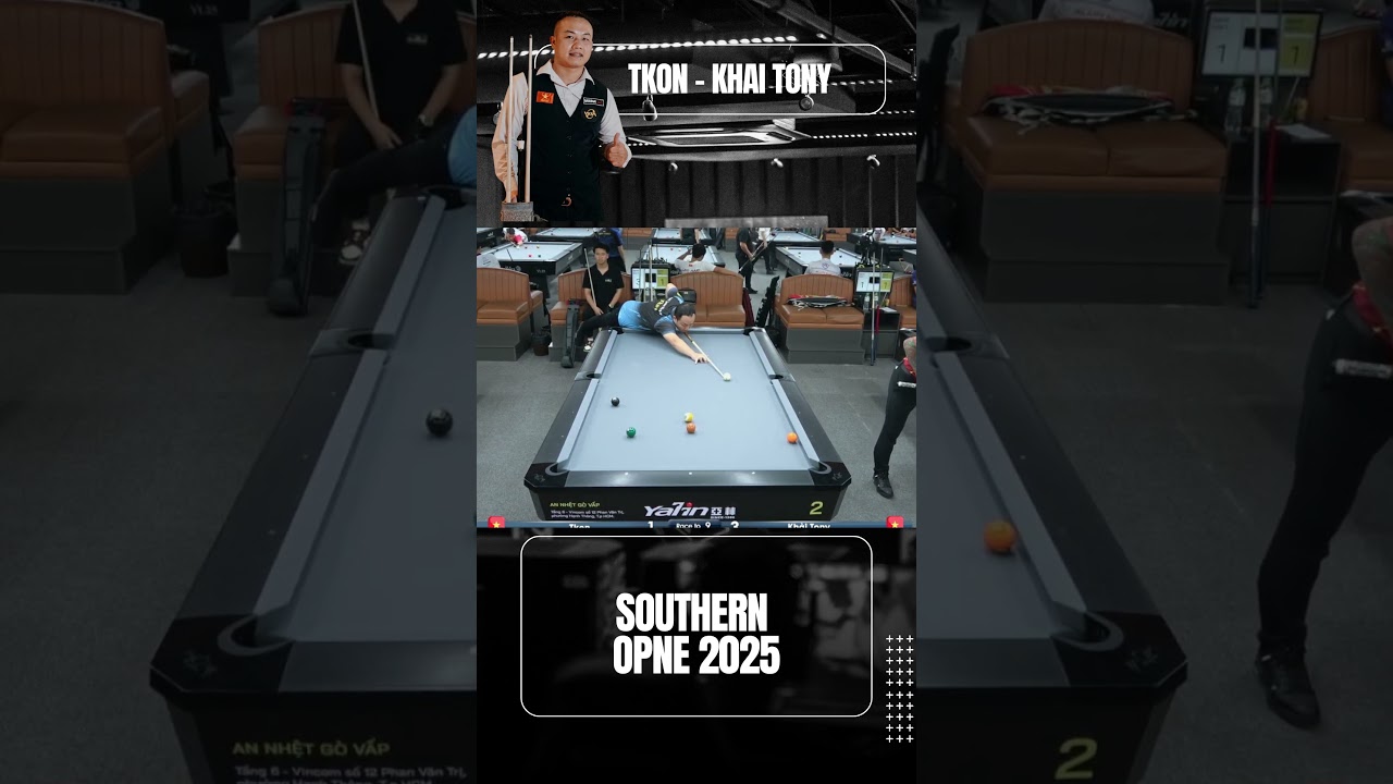 Smooth Run-Out by TKon | Vietnamese Billiards Short | スムーズなランアウト TKon