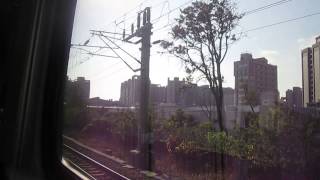 2014.10.08 EMU700型第1201次區間車 竹北-新竹窗景+走行音