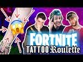 Fortnite TATTOO ROULETTE !! w/ Faze Banks, Adapt, Romvn + tattooing Ninja RECAP