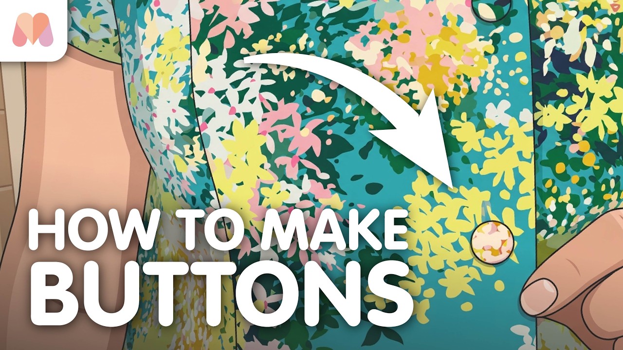 How to Make Your Own Covered Buttons - YouTube