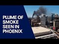 Debris fire breaks out near downtown Phoenix