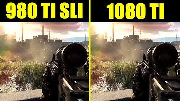Battlefield 4 GTX 1080 TI Vs GTX 980 TI SLI Frame Rate Comparison