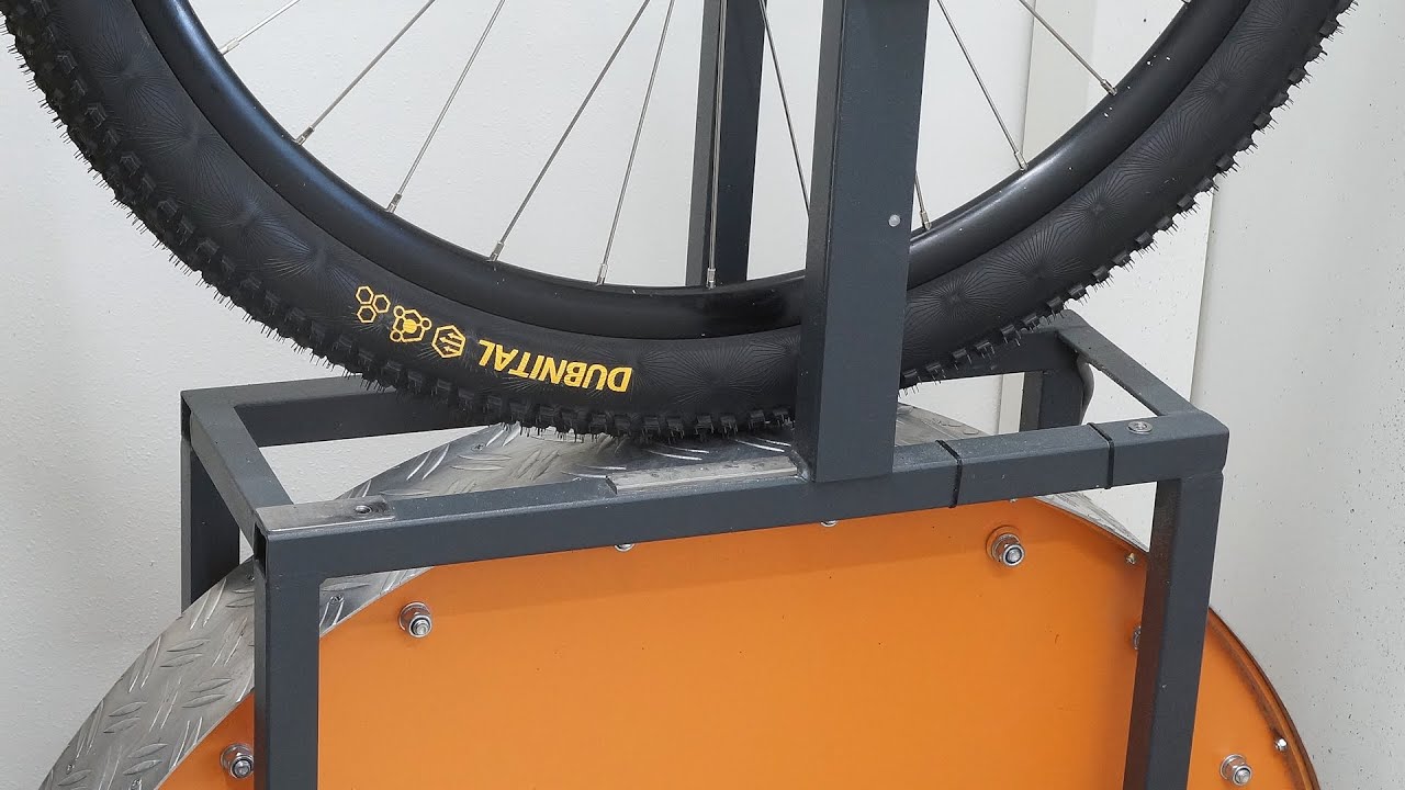 Continental Dubnital Race Rapid 29x2.2 Rolling Resistance Test (spin up video)