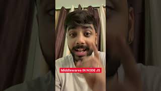 Middlewares in Node.js Explained Simply ⚙️💡