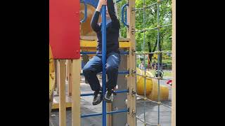 Спорт в 8 лет. Канат. После школы.