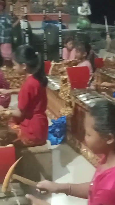 Latihan Dasar Tabuh Gong anak-anak