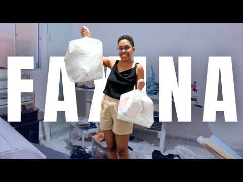 COMECEI A FAXINA DO ATELIÊ... AINDA TEM MUITO TRABALHO PELA FRENTE!